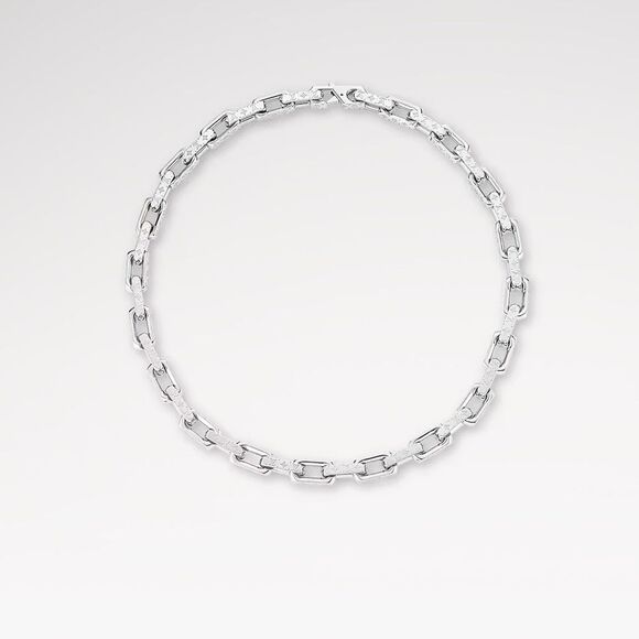 LOUIS VUITTON Jewelry - Louis Vuitton Collier Chain Monogram Necklace M64196